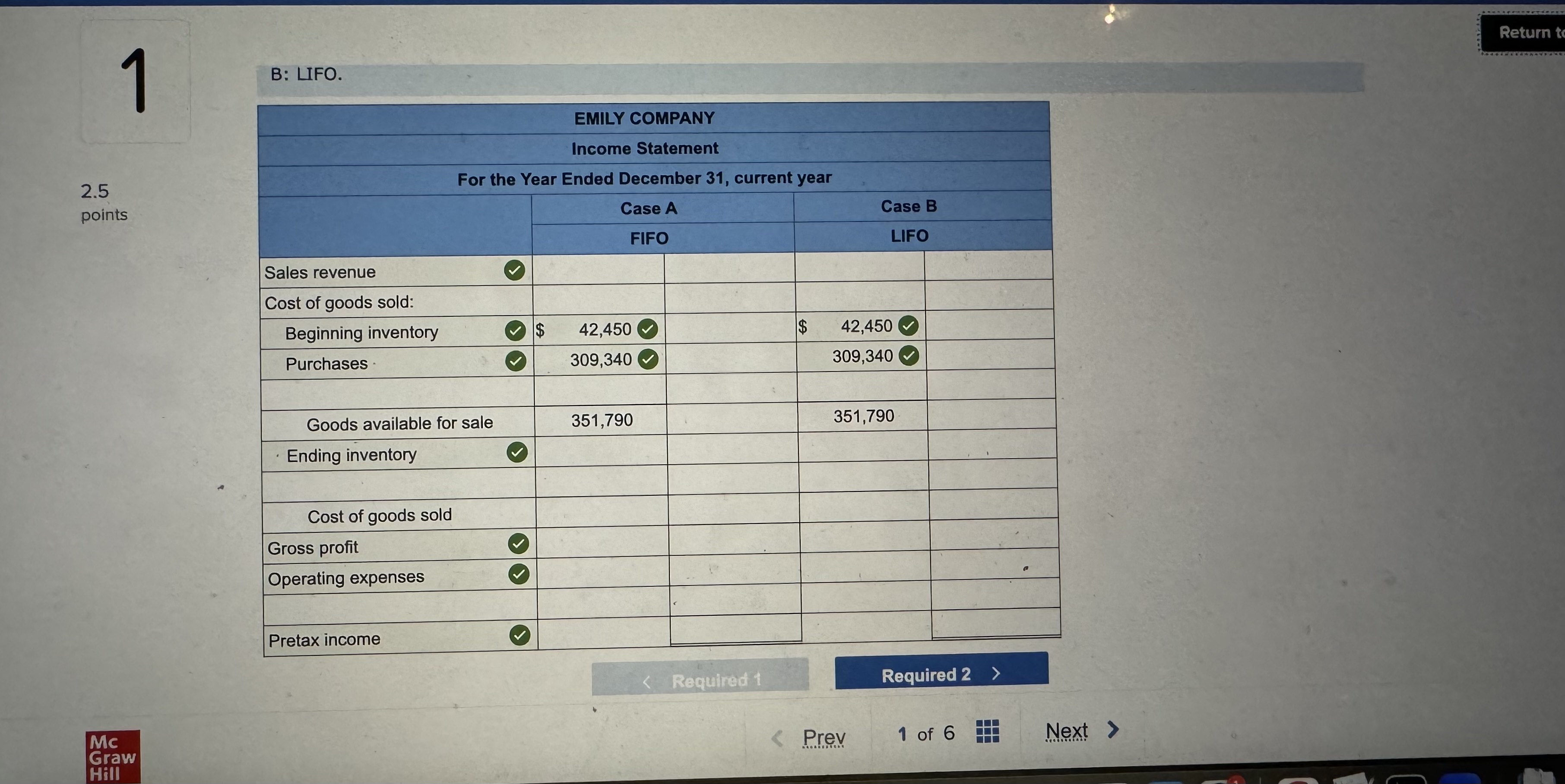 Solved Emily Company uses a periodic inventory system. At | Chegg.com