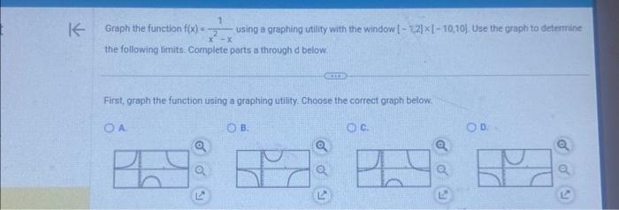 Solved Graph The Function F X X2−x1 Using A Graphing