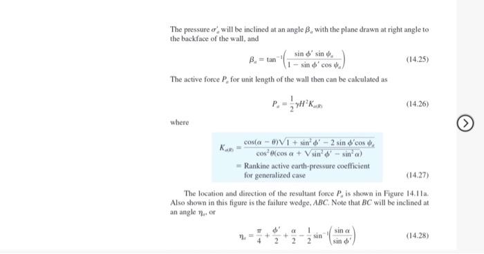 Solved 4.21 Refer to the frictionless retaining wall shown | Chegg.com