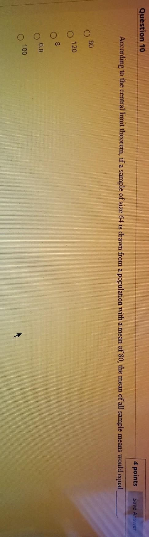 Solved Question 10 4 points Save Answer According to the | Chegg.com