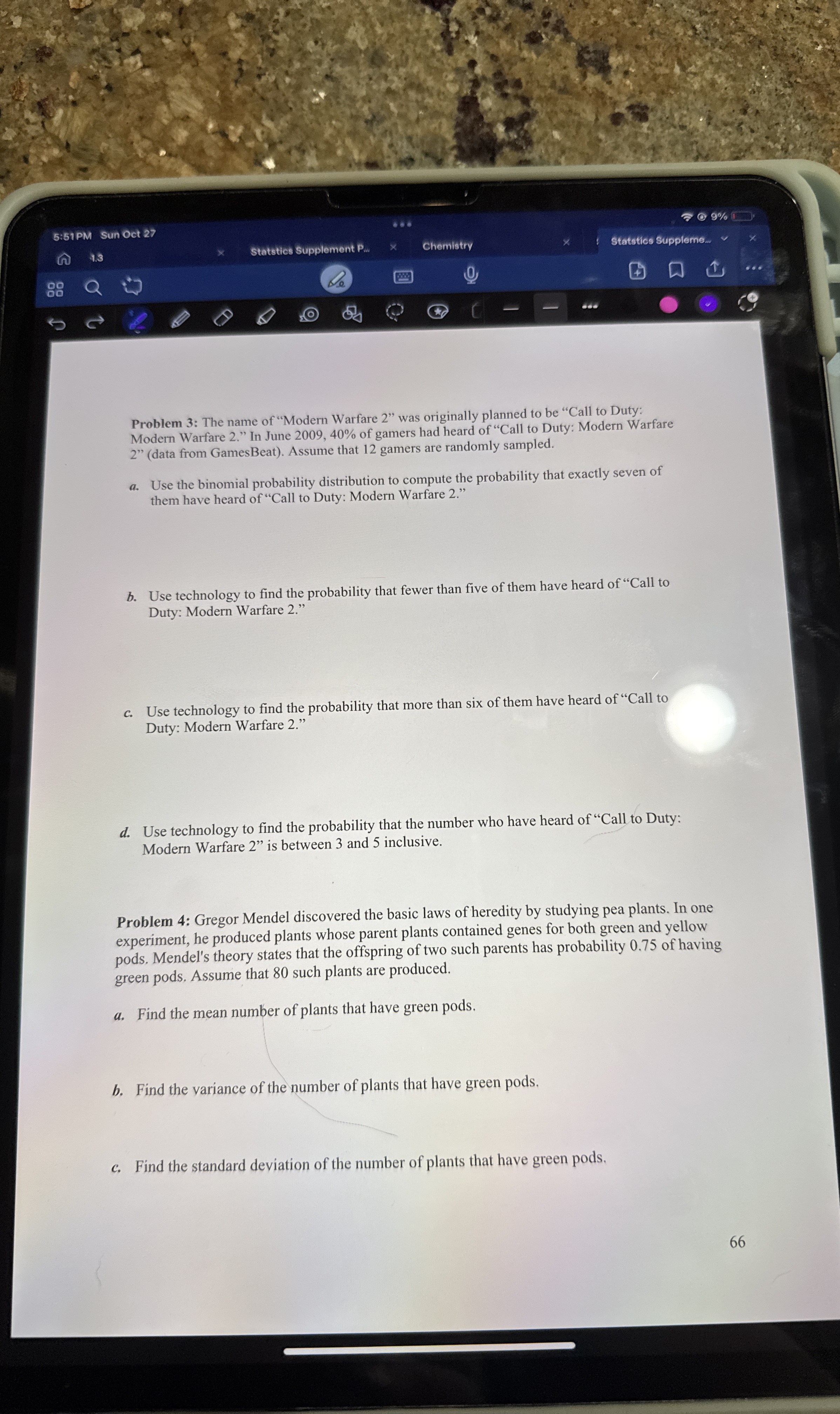 Problem 3 The name of "Modern Warfare 2" ﻿was