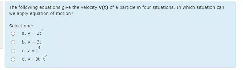 Solved which of the following quantities is a vector | Chegg.com