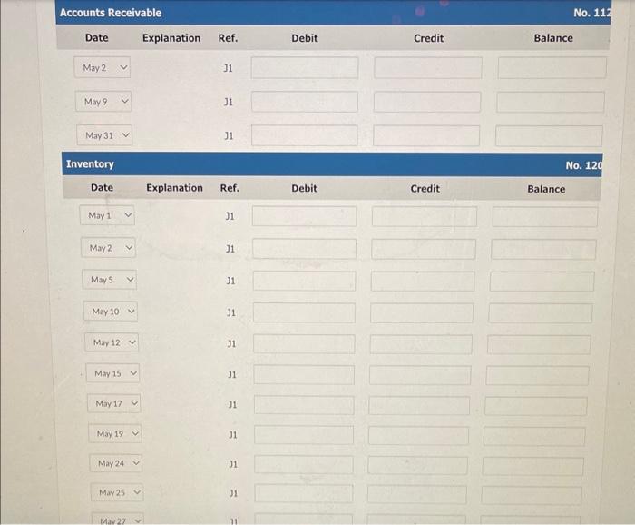 Crane Hardware Store completed the following