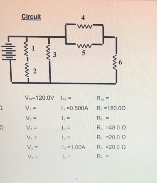 Solved Circuit 4 Ww 5 3 6 2 V 1 0v 1 R 2 V I Chegg Com