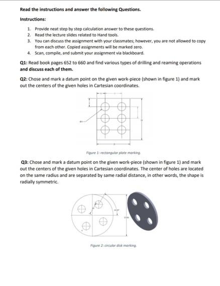 Solved Read the instructions and answer the following | Chegg.com