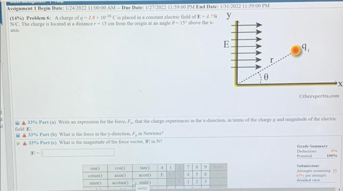 Solved Assignment 1 Begin Date: 1/24/2022 11:00:00 AM - Due | Chegg.com