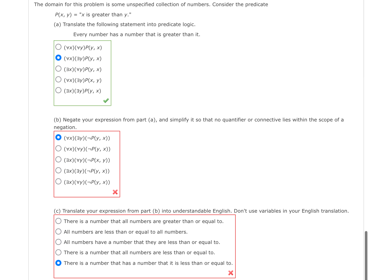 Solved The domain for this problem is some unspecified | Chegg.com