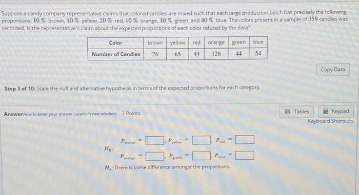 Solved Suppose A Candy Company Representative Claims That | Chegg.com