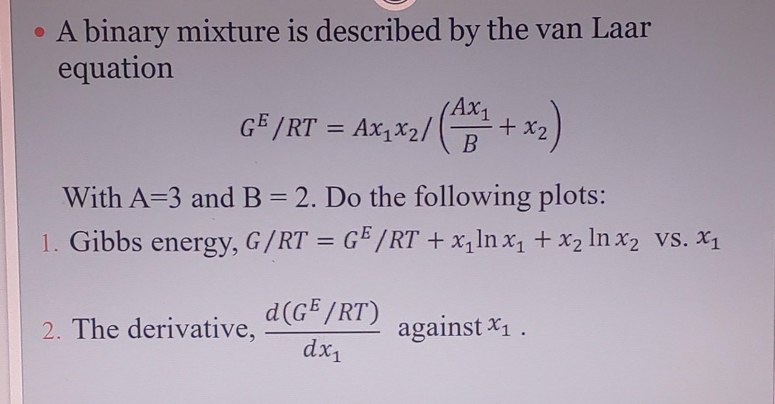 Solved Answer The Question Fully And Show How The Derivative 