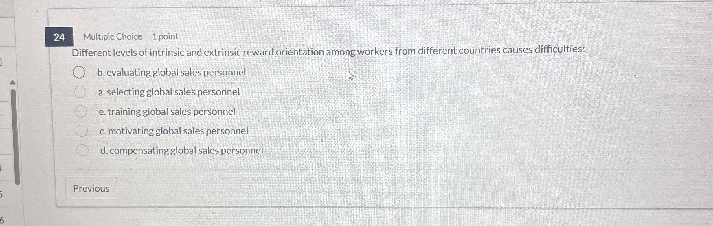 Solved Multiple Choice Point Different Levels Of Int