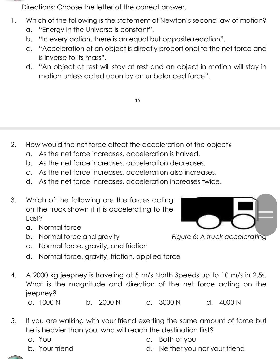 Solved Directions: Write TRUE If The Statement Is True And | Chegg.com