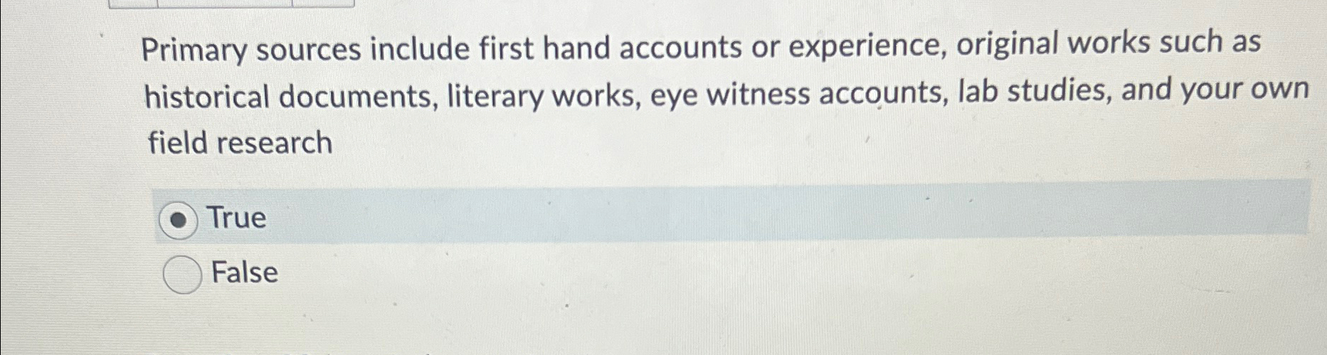 Solved Primary sources include first hand accounts or | Chegg.com