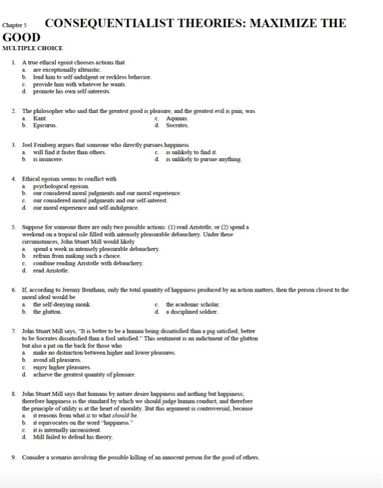 consequentialist-theories-maximize-the-chapter-5-chegg