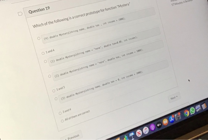 Solved 57 Minutes 65 Question 19 Which of the following is a | Chegg.com