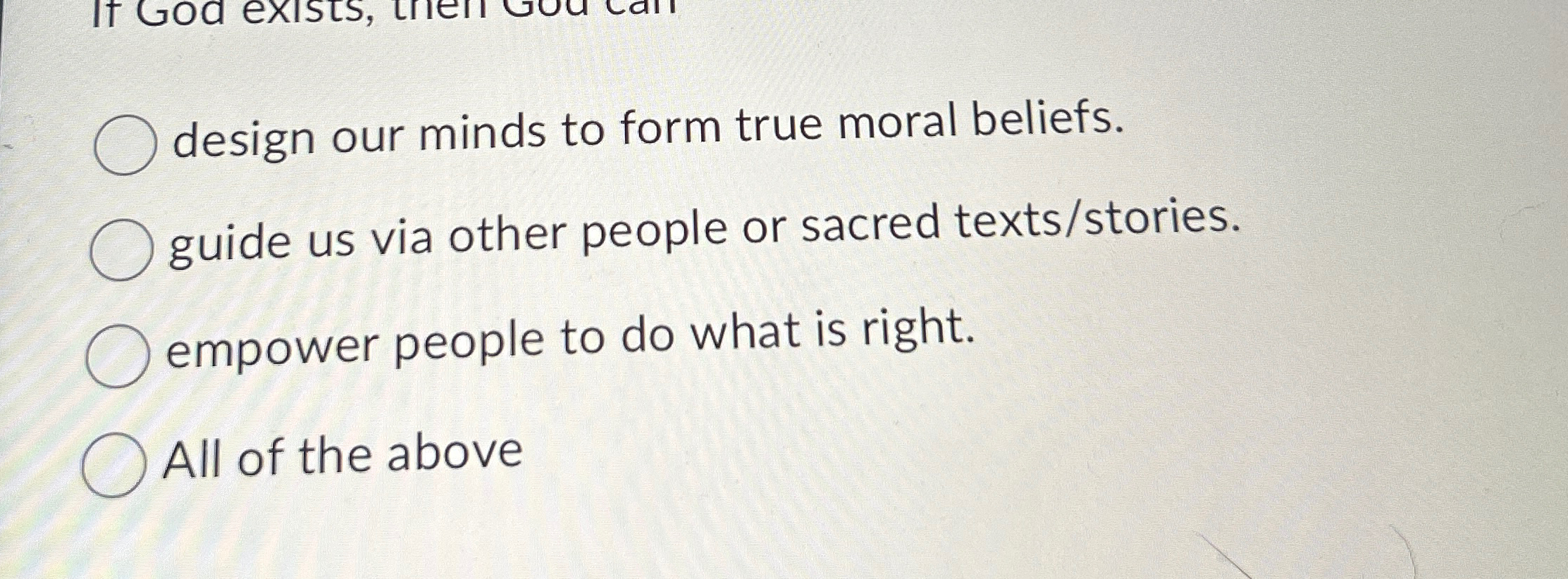 Solved ﻿design our minds to form true moral beliefs.guide | Chegg.com