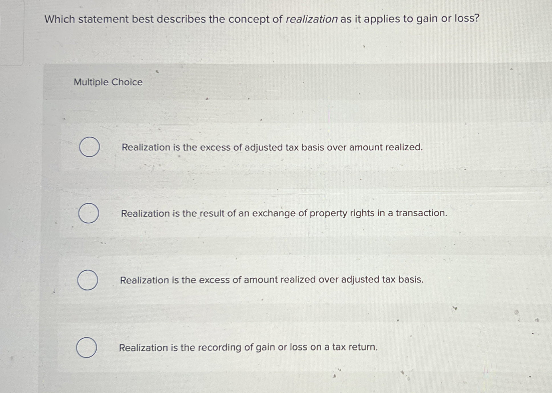 Solved Which statement best describes the concept of | Chegg.com