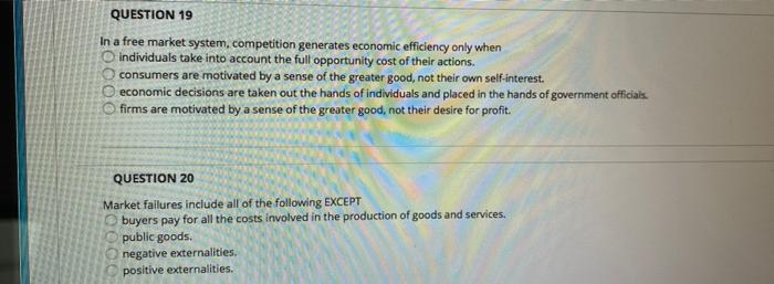 Solved Providing Public Goods Is A n Economic And Political Chegg