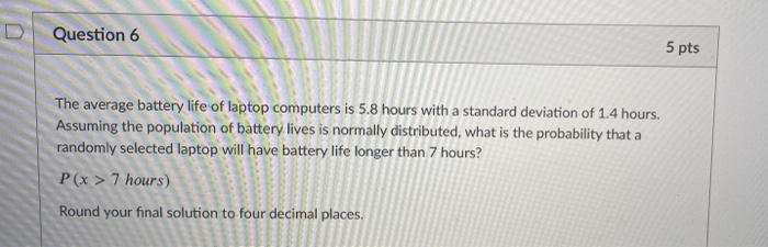 average battery backup of laptop