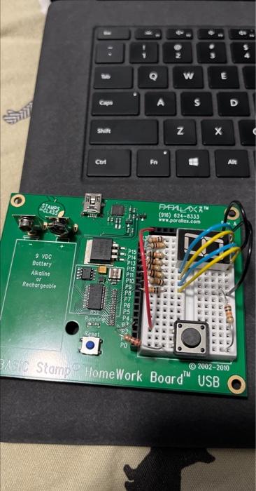 parallax basic stamp homework board