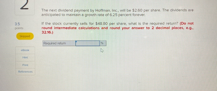 solved-the-next-dividend-payment-by-hoffman-inc-will-be-chegg