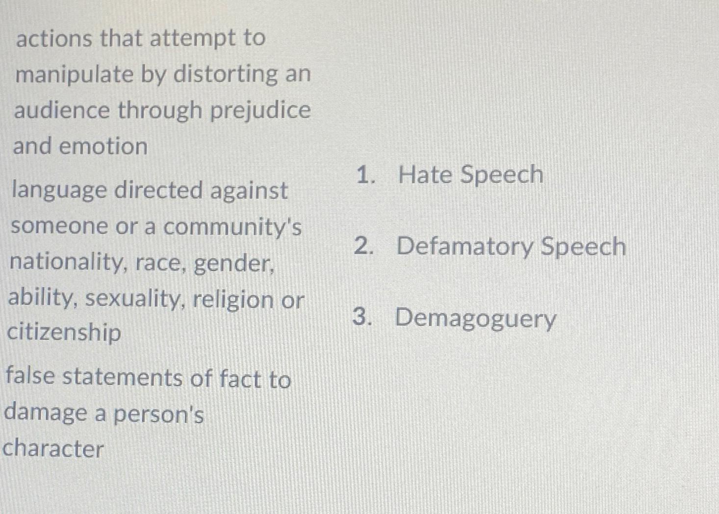 Solved actions that attempt to manipulate by distorting an | Chegg.com