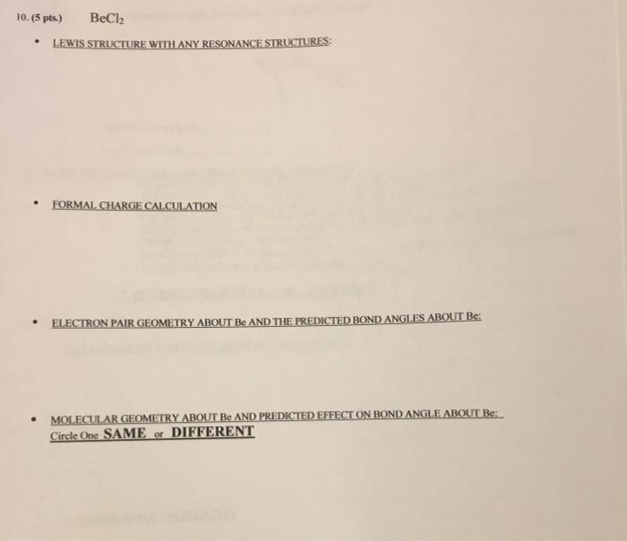 Solved Molecular Geometry About Sland Predicted Effect On Chegg Com