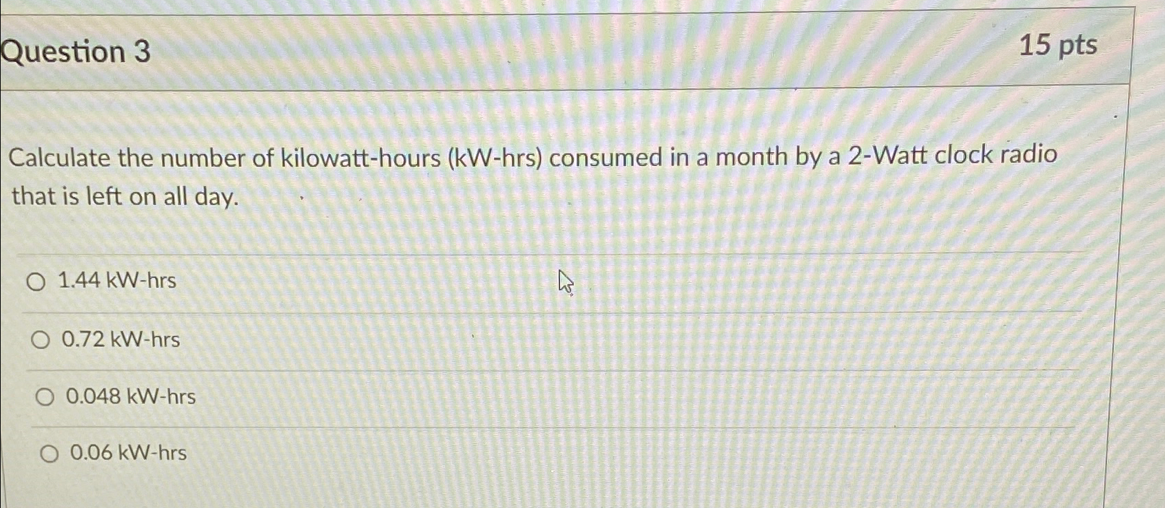 Solved Question 315 ﻿ptsCalculate the number of