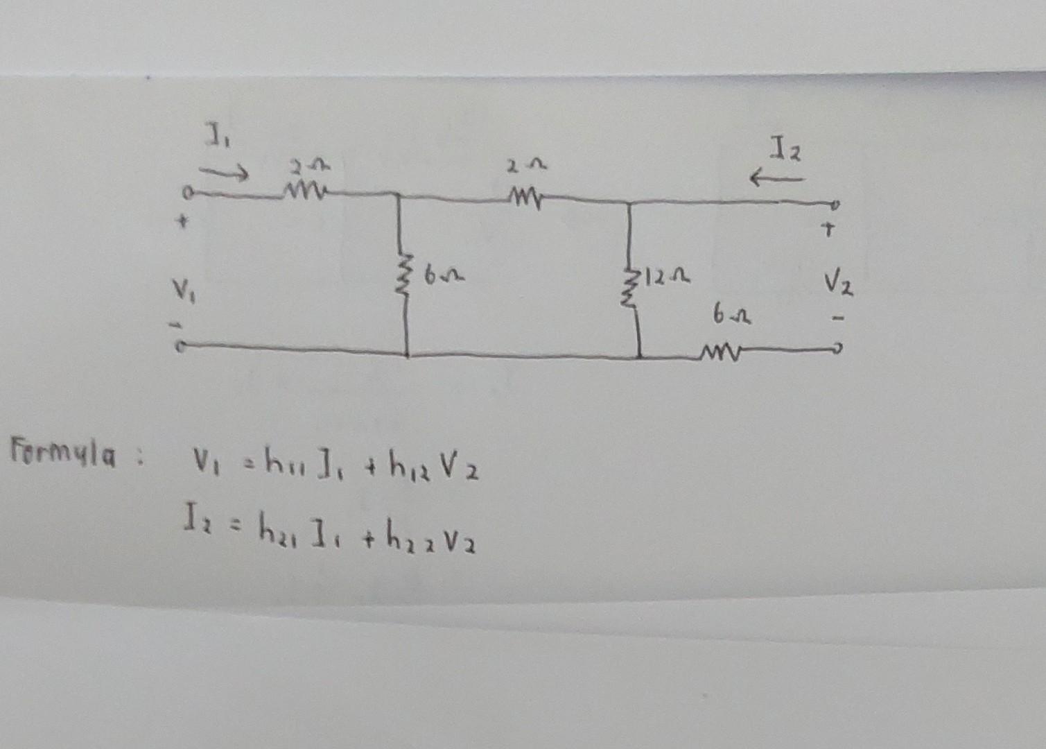 Solved Reffering To Figure, Determine The Hybrid Parameters | Chegg.com