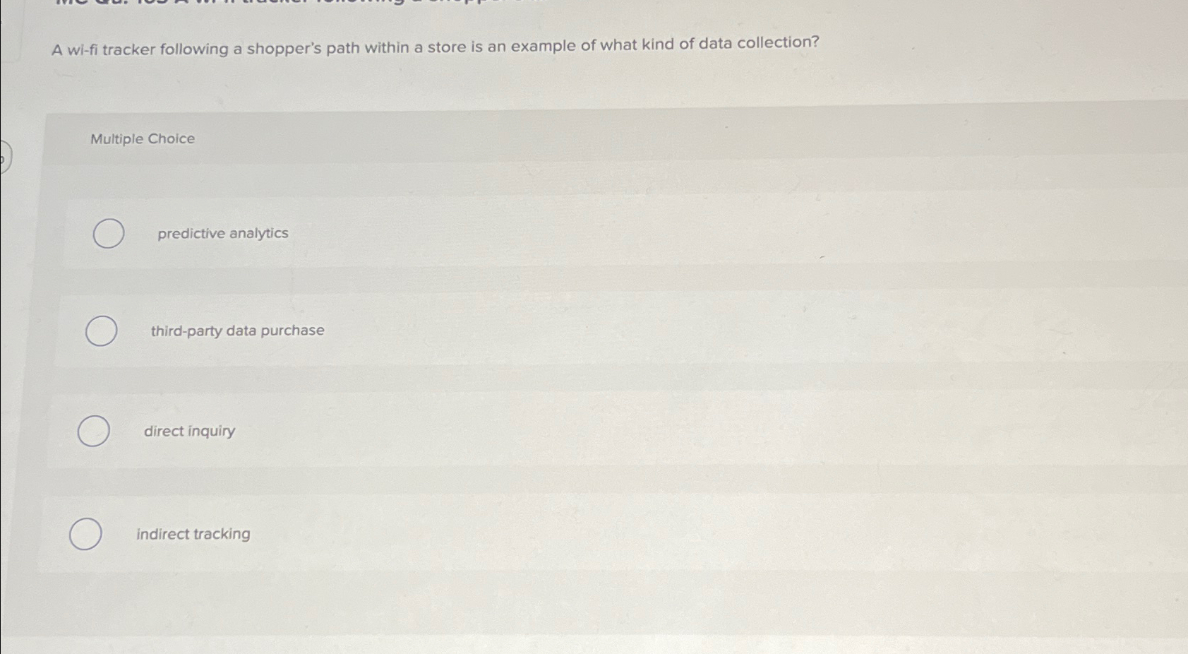 Solved A wi-fi tracker following a shopper's path within a | Chegg.com