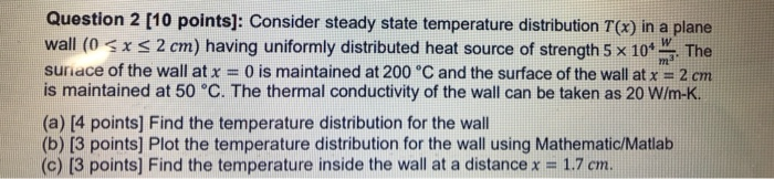 Solved Question 2 [10 Points]: Consider Steady State | Chegg.com