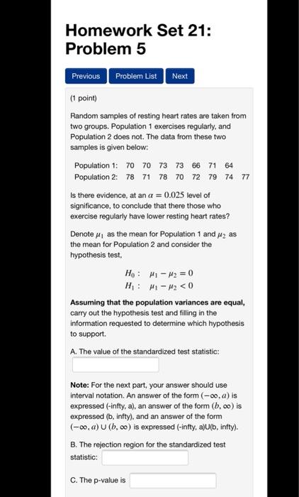 Solved Homework Set 21: Problem 5 Previous Problem List Next | Chegg.com