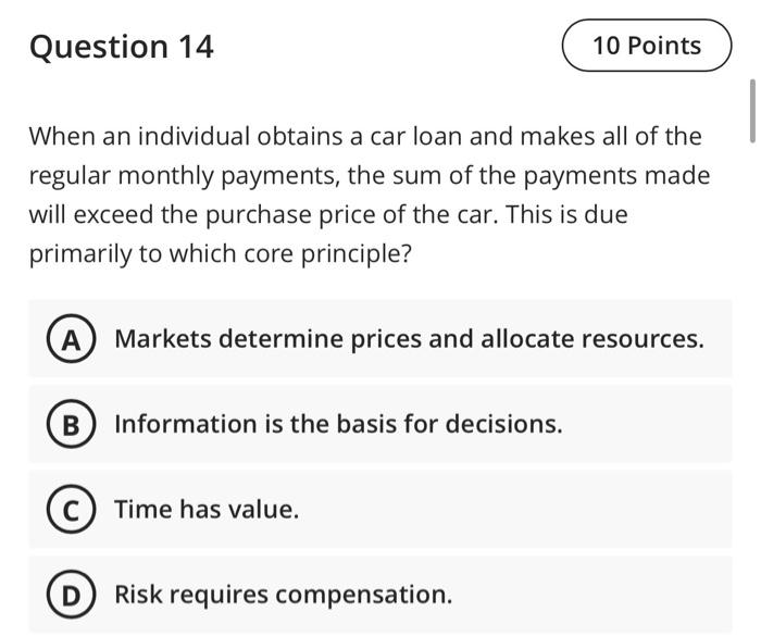 Solved Question 14 10 Points When an individual obtains a | Chegg.com