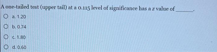 Solved A Type II error is committed when a. the sample size | Chegg.com