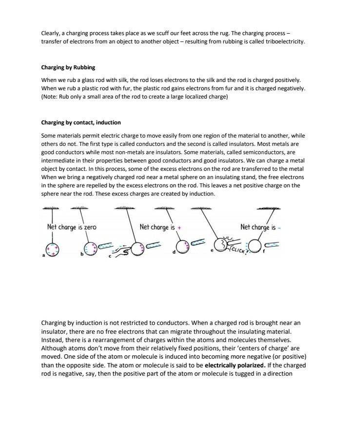 Electric Charge and Electroscope Lab (modified for | Chegg.com