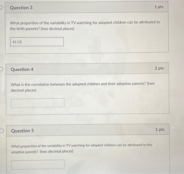 Solved A developmental researcher is trying to determine the | Chegg.com