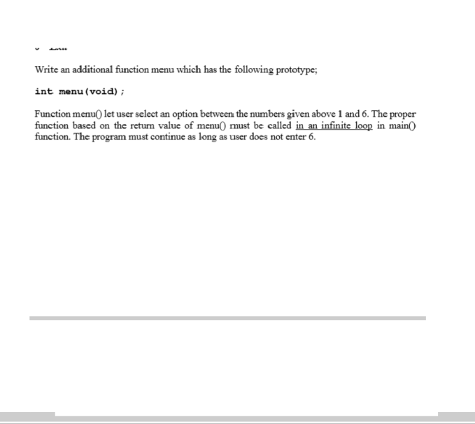 Solved Write a C program that provides each of the following | Chegg.com
