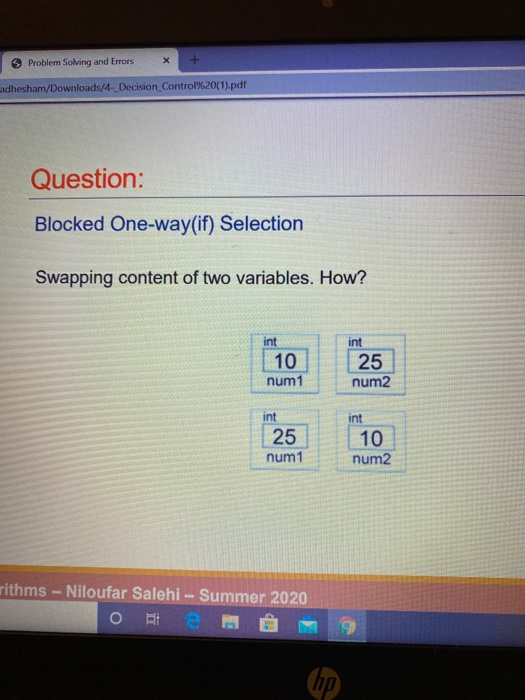 Solved Problem Solving and Errors | Chegg.com