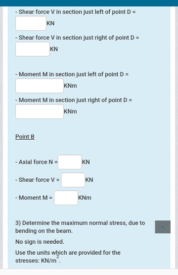 Solved For the beam which is given below, answer the | Chegg.com