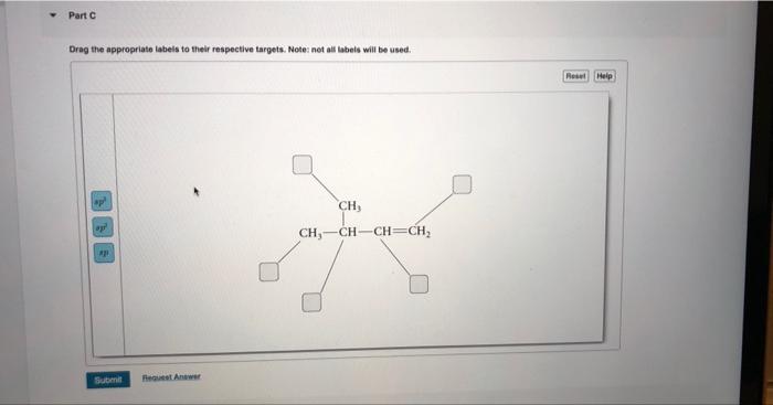 Solved What are the hybridization of each carbon atom in the | Chegg.com