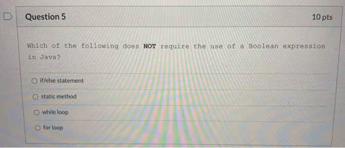 Solved Question 1 10 pts Which of the following is the best | Chegg.com