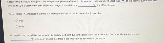 Solved 4. Is monopolistic competition efficient? Suppose | Chegg.com