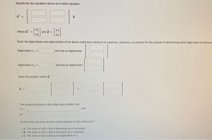 Solved Mixing with a Common Drain Two links, each holding 1 | Chegg.com