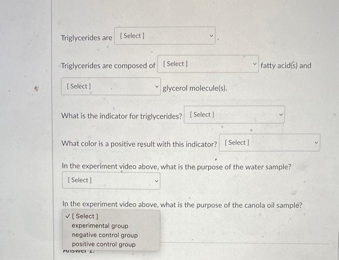 Solved Triglycerides are Triglycerides are composed of fatty | Chegg.com