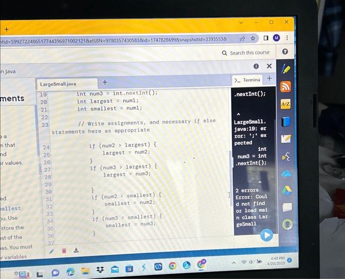 Solved ∴ CENGAGE | MINDTAP Understanding if-else Statements | Chegg.com