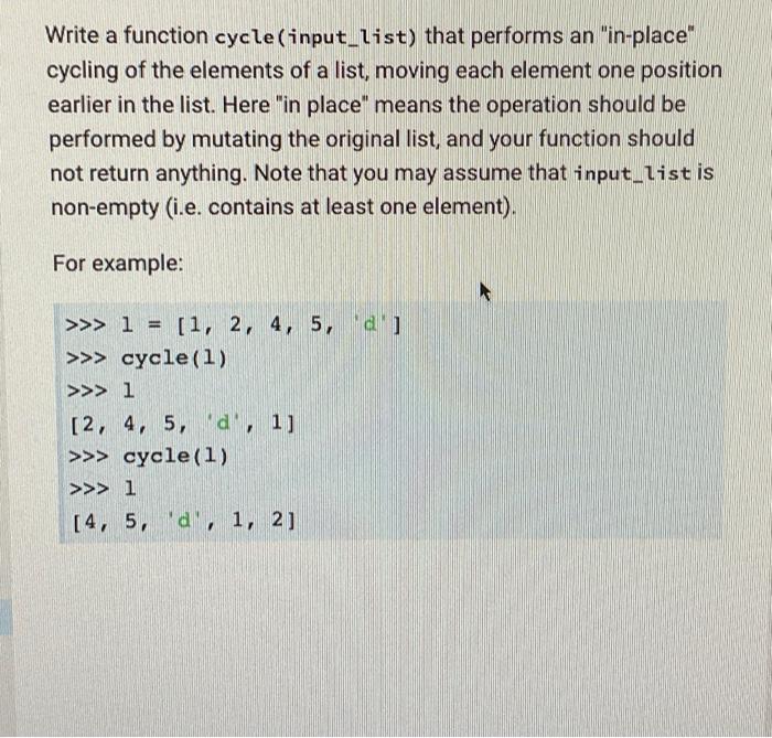 solved-write-a-function-cycle-input-list-that-performs-an-chegg