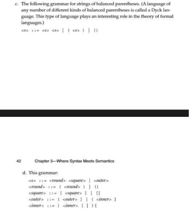 Solved Exercise 3 Show That Each Of The Following Grammars