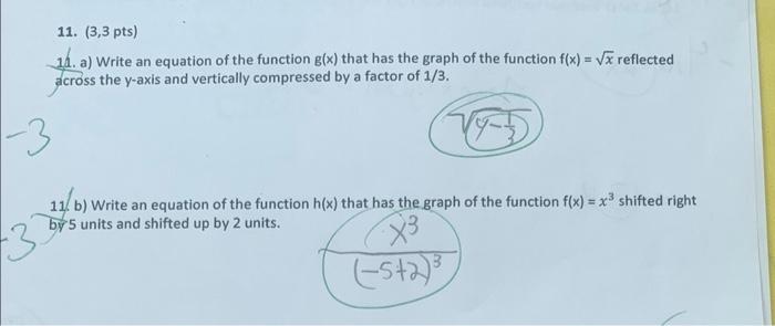 Solved please answer both questions with work because I got | Chegg.com