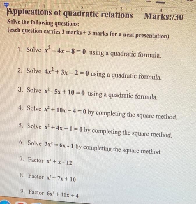 solved-3-2-applications-of-quadratic-relations-marks-30-chegg