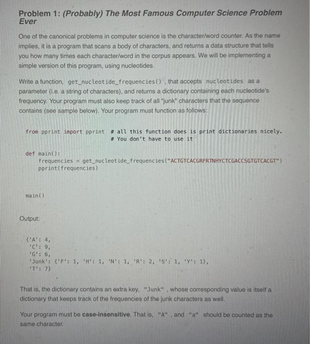 Solved REMINDER: Do not use any Python structures that we | Chegg.com