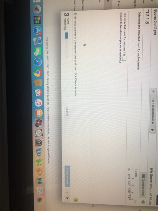 Solved 1 of 4 (0 completo) > Score: 0 of 2 pts *12.1.5 5 HW | Chegg.com